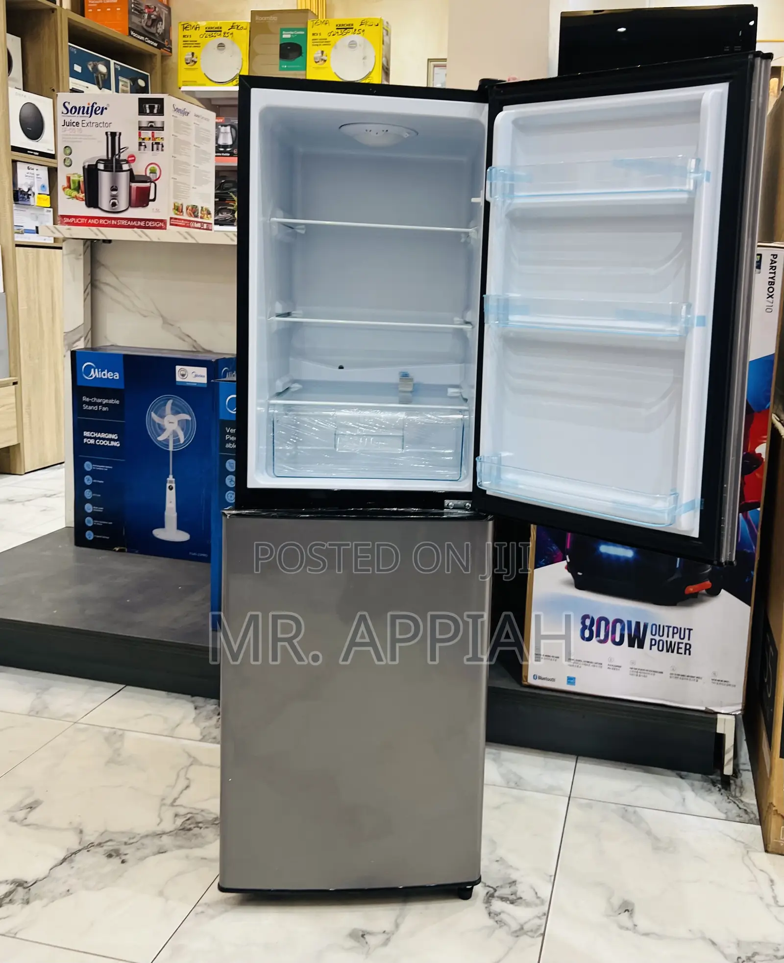 Quiet and Reliable Nasco-D2-20fl 158liters Double Door Fridge 