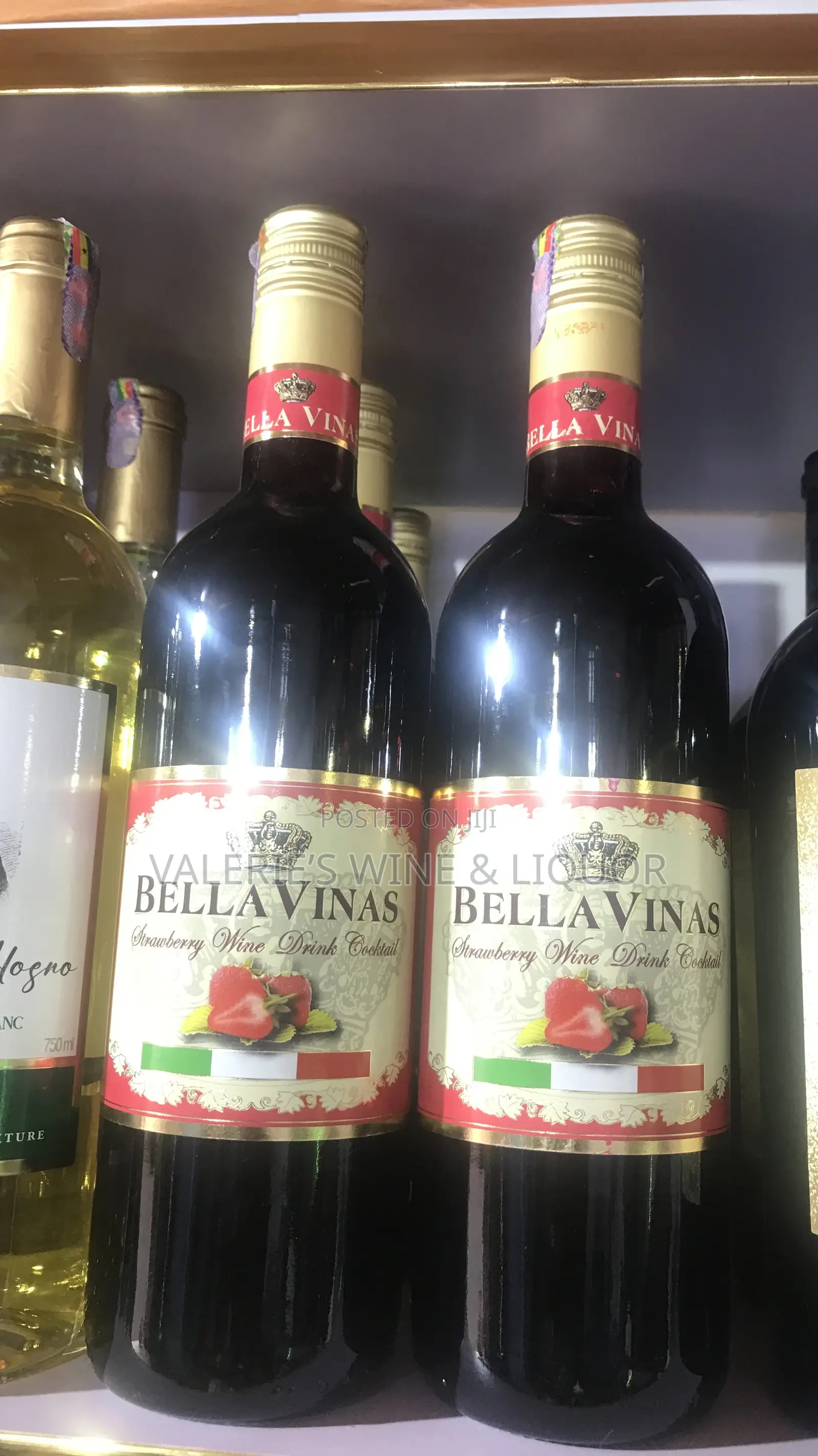 Bella Vinas Strawberry Red Wine -2l