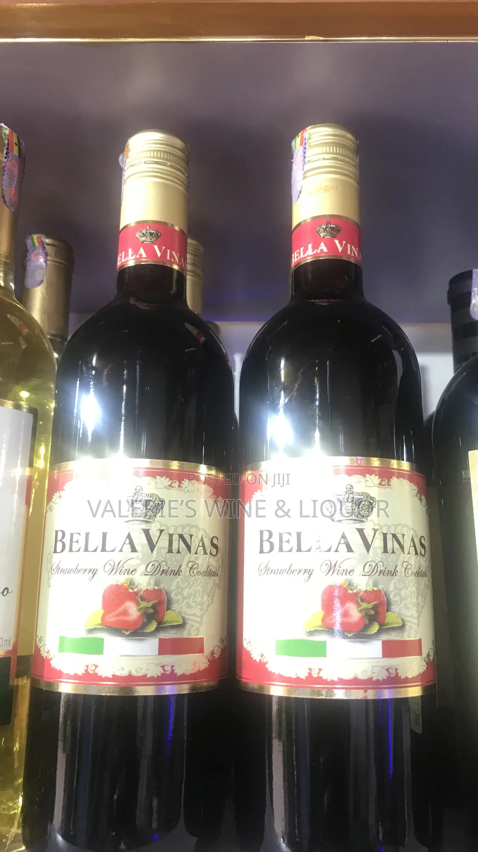 Bella Vinas Strawberry Red Wine -2l