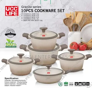 10 Pieces Cookware Set
