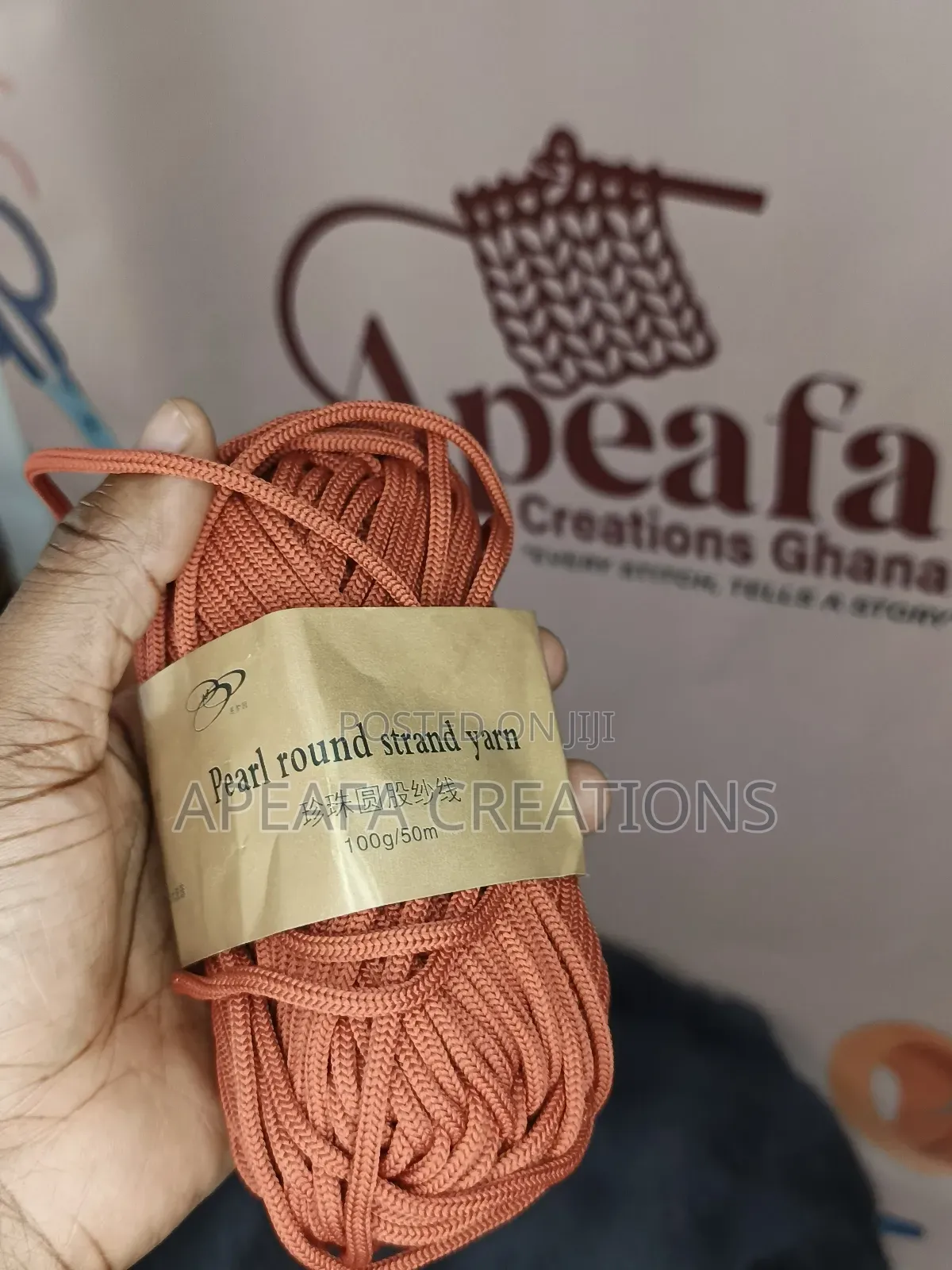 Pearl Round 4mm Polyester Cord