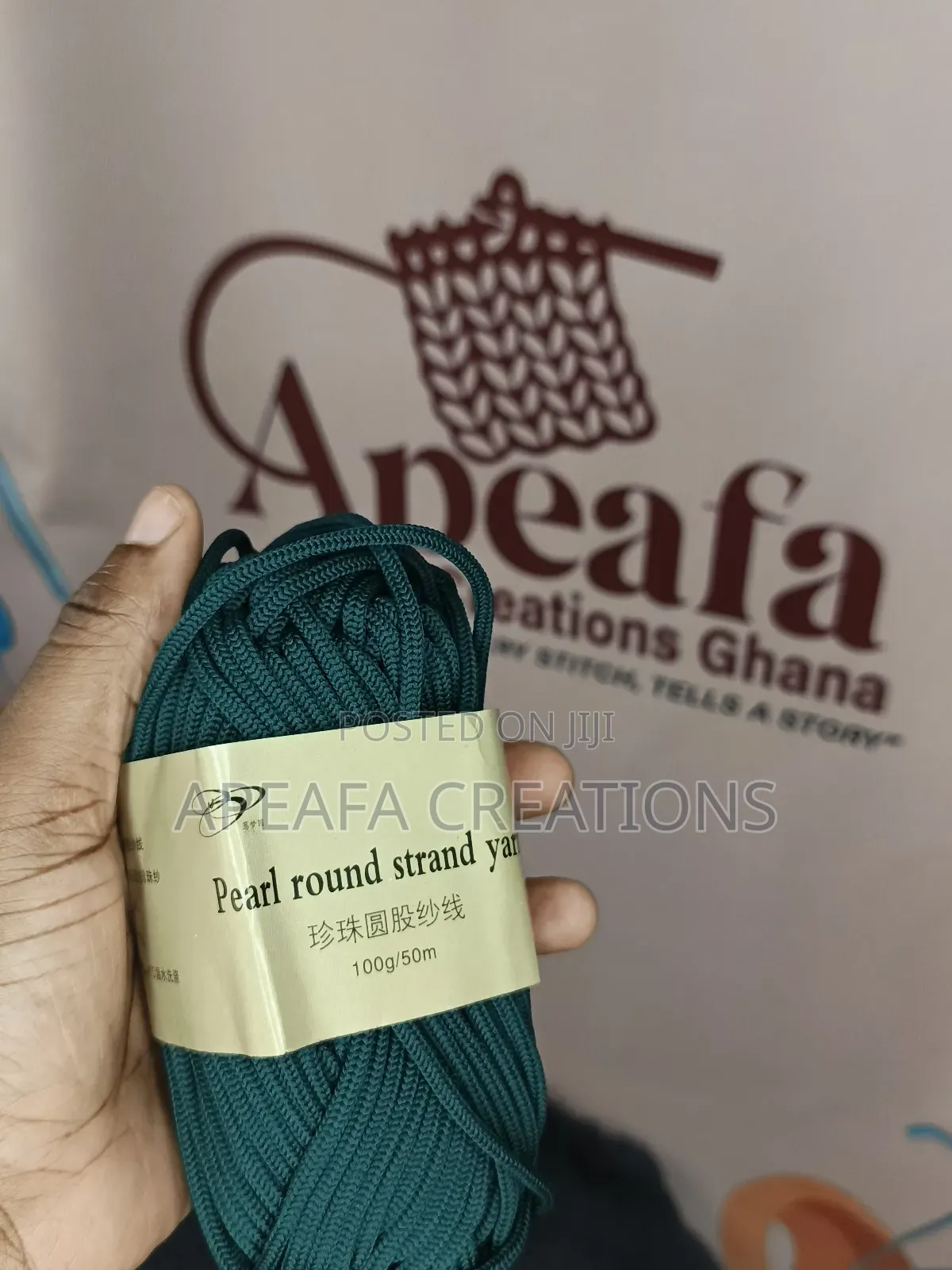 Pearl Round 4mm Polyester Cord