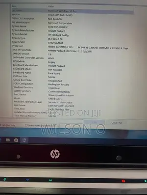 Laptop HP EliteBook 8440P 4GB Intel Core I7 HDD 320GB