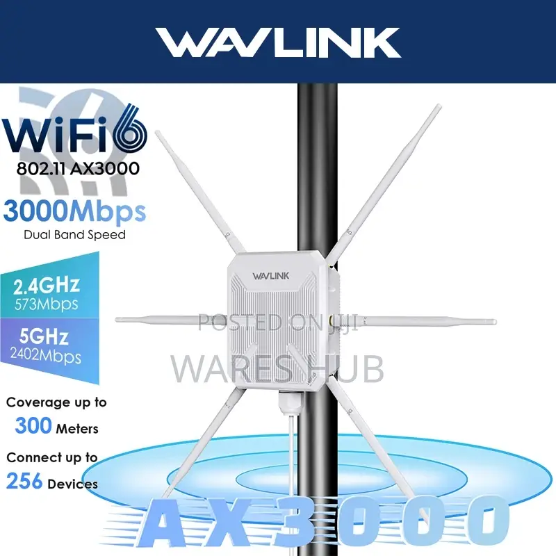 Wavlink Ax3000 Outdoor Wifi 6 Extender Long Range