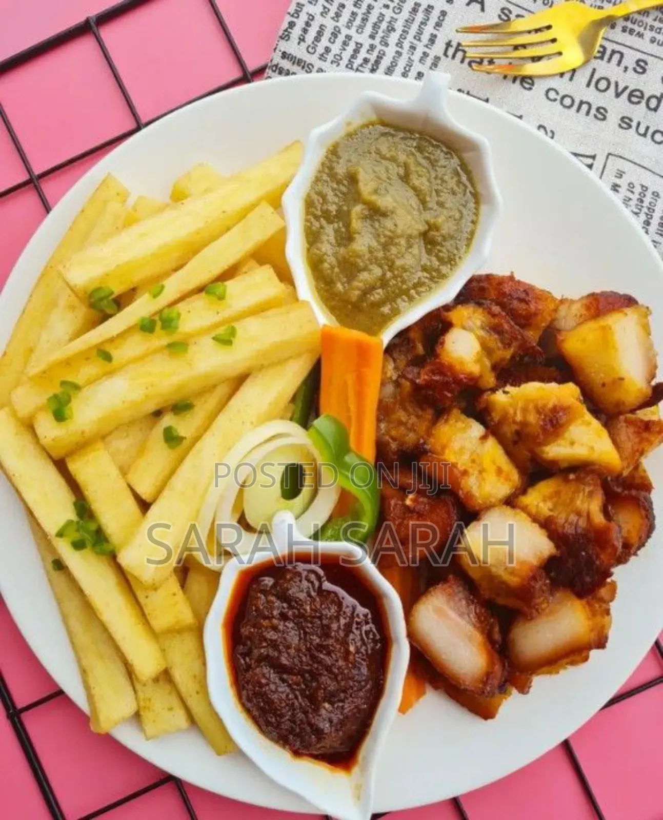 Kelewele and Fried Yam for Events