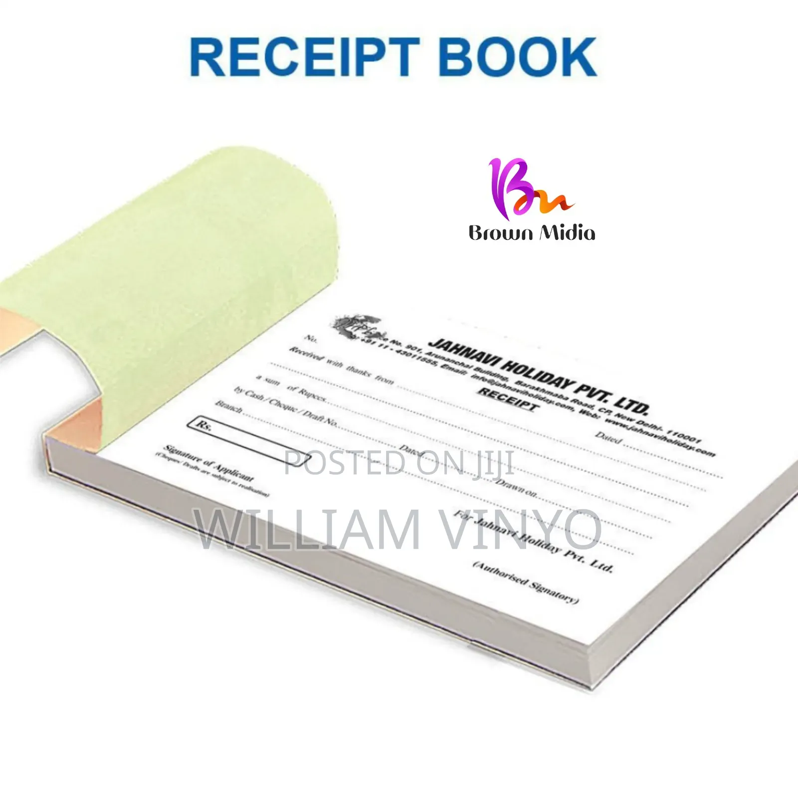 Receipt and Invoice Books