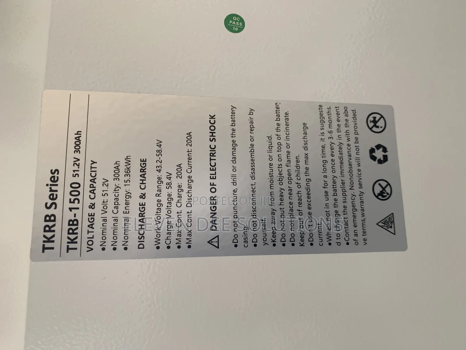15kw Solar Energy Battery