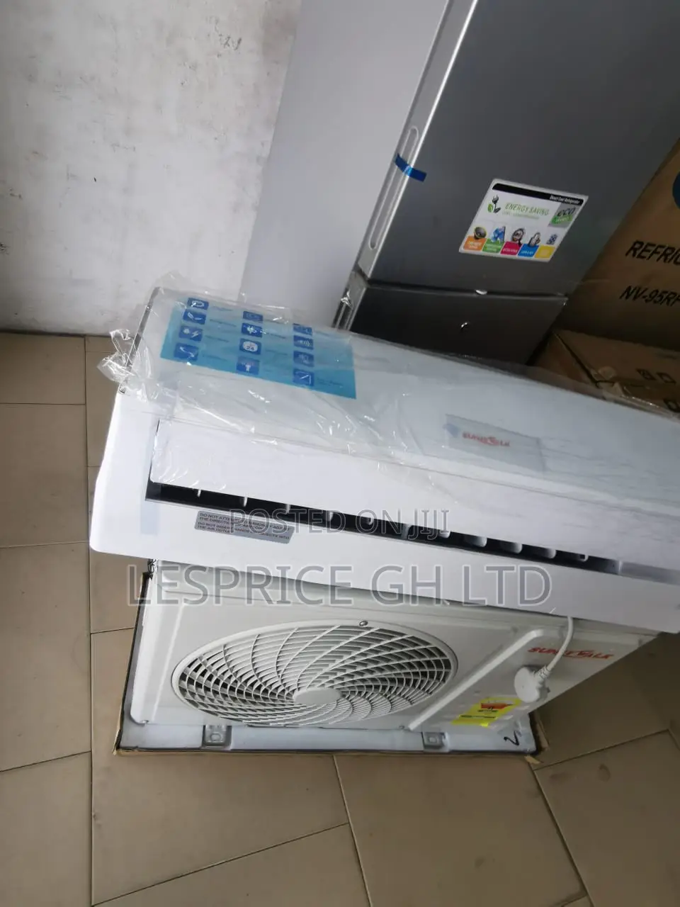 Top Standard Sunny Walk Split Air Conditioner 1.5hp R410 Gas