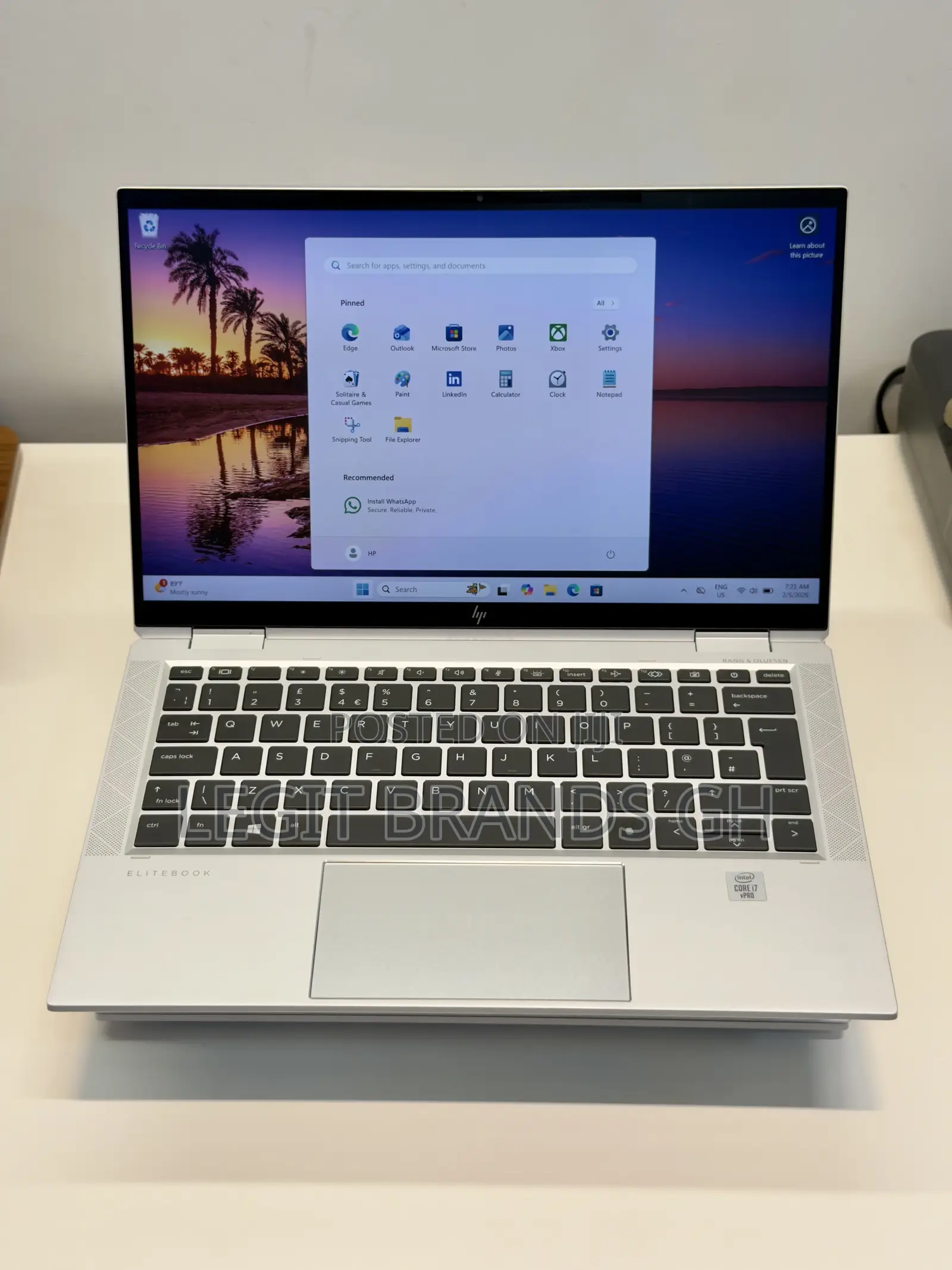 Laptop HP EliteBook X360 1030 G7 16GB Intel Core I7 SSD 256GB