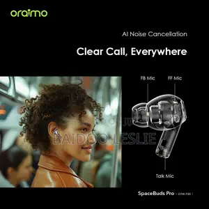 Oraimo Spacebuds Pro True Earbuds Adaptive Hybrid Anc