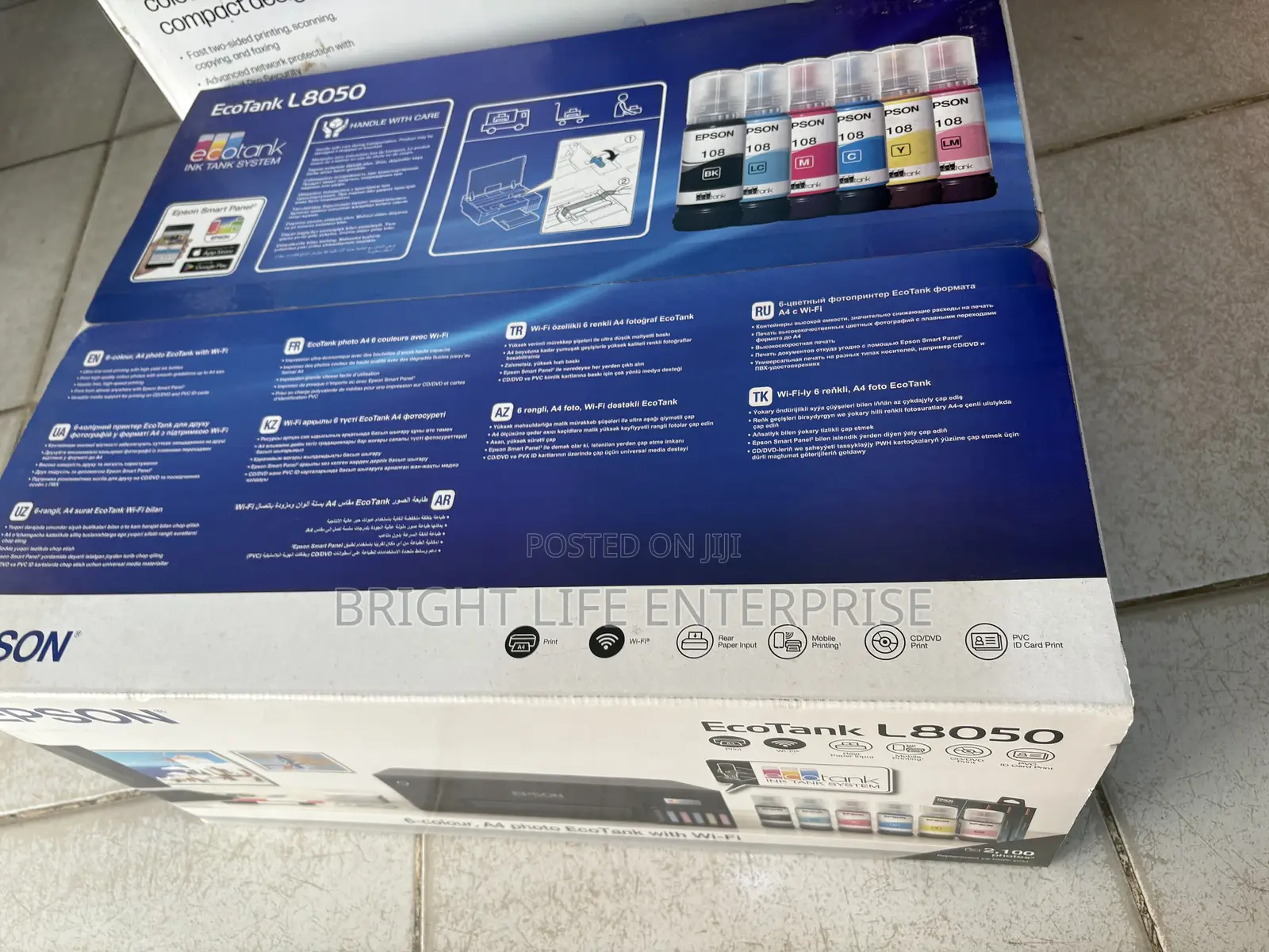 Ecotank L8050 A4 Wi-Fi Ink Tank Photo Printer