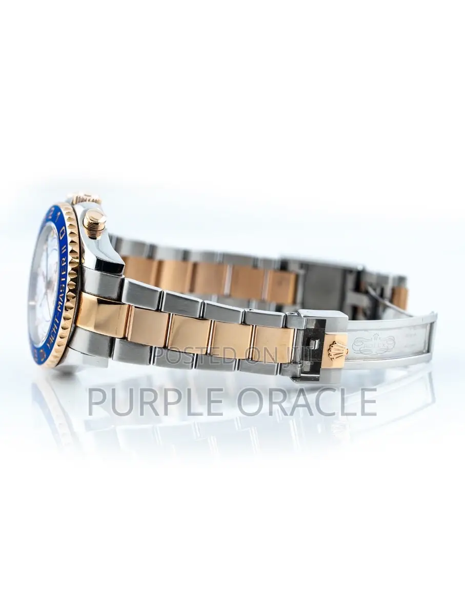 Rolex Yacht Master Ii 116681 Two Tone Rose Gold Silver