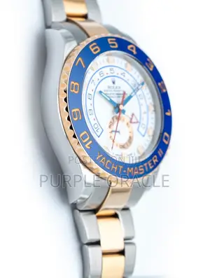 Rolex Yacht Master Ii 116681 Two Tone Rose Gold Silver