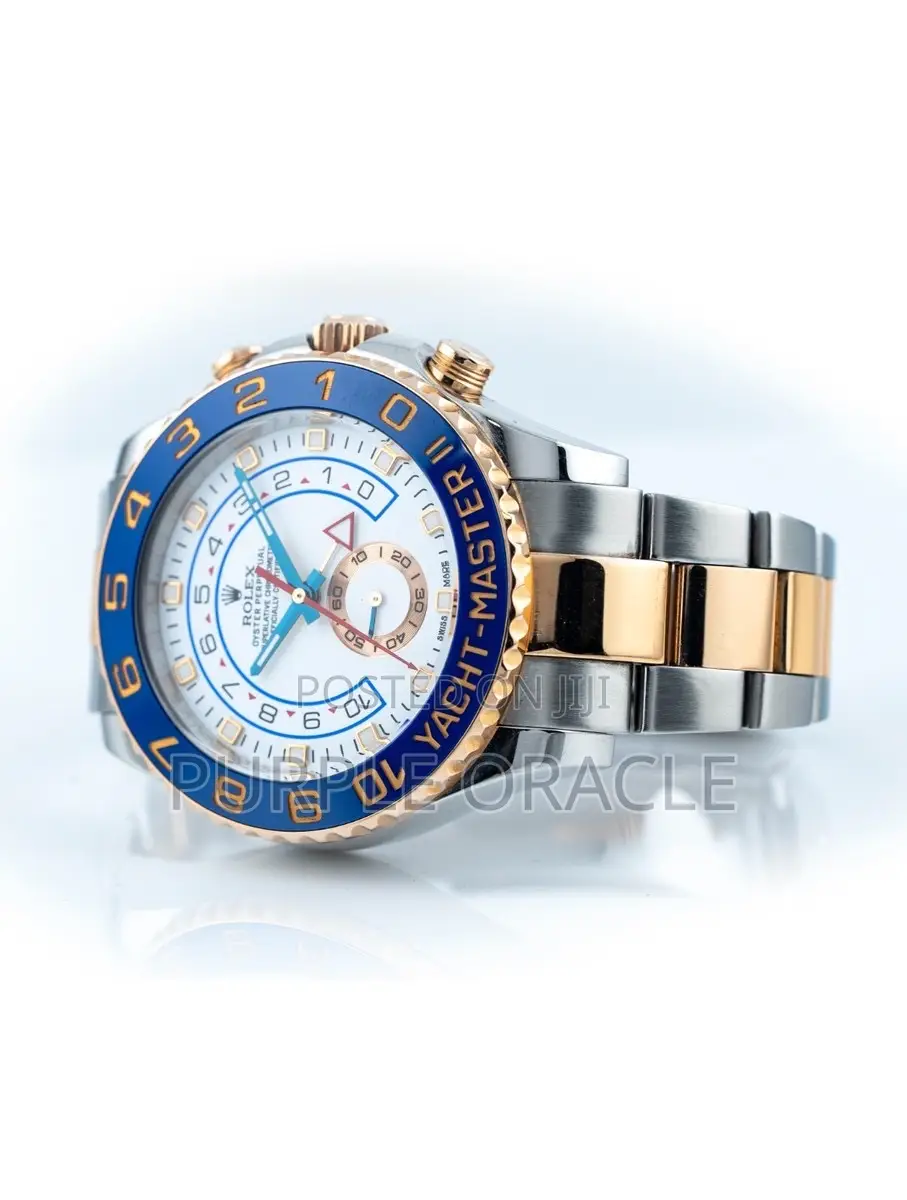 Rolex Yacht Master Ii 116681 Two Tone Rose Gold Silver