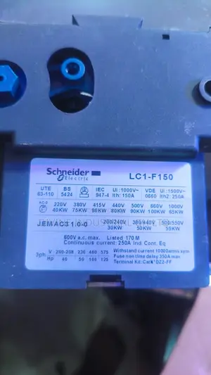 Schneider Contactor 250a