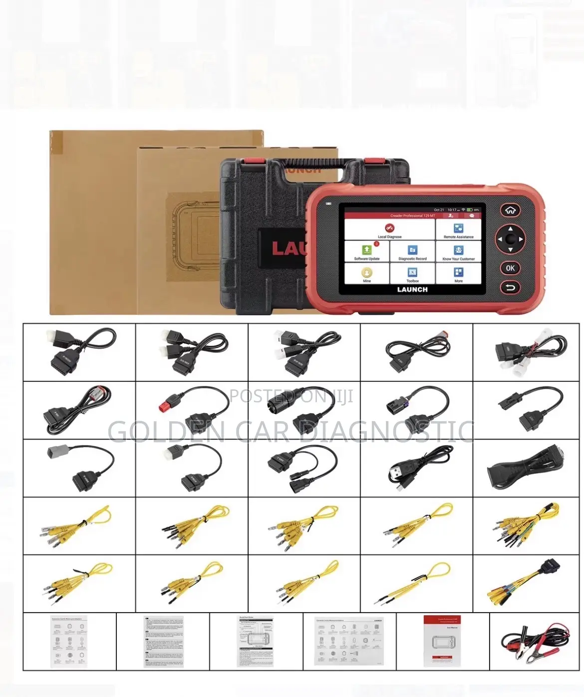 Launch Crp129 Mt. Motorcycle Obd2 Diagnostic Scanner
