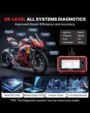 Launch Crp129 Mt. Motorcycle Obd2 Diagnostic Scanner