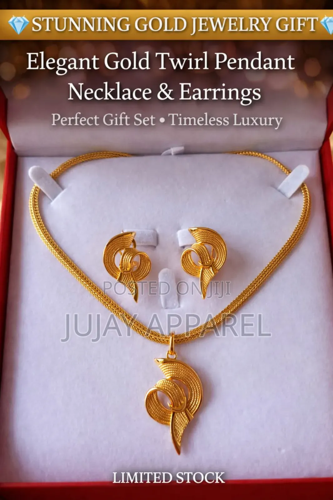 Gold Plaited Ladies Jewellery