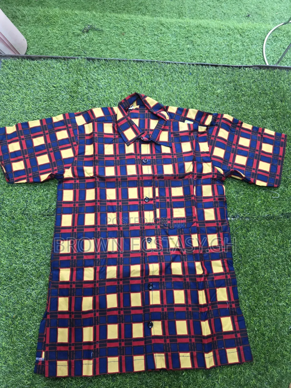 Men's African Wear Shorts Sleeve Shirts (Swipe for More Designs)