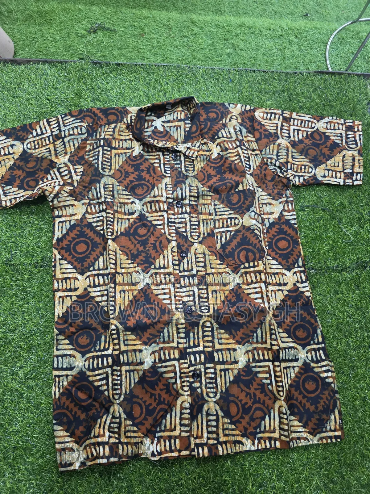 Men's African Wear Shorts Sleeve Shirts (Swipe for More Designs)