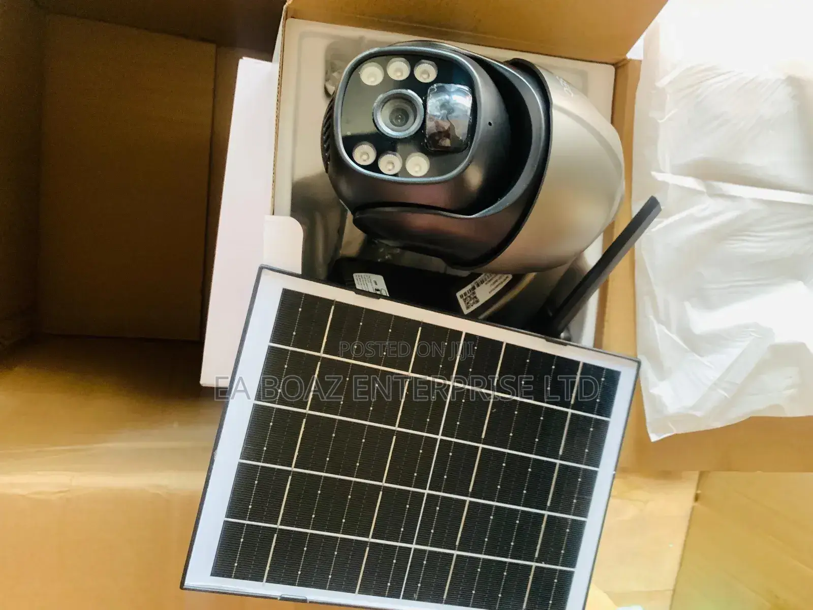 Wireless 4mp Single Lens PTZ Solar Smart Camera, Eseecloud