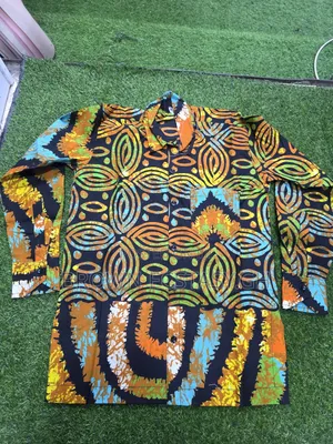 Men's African Print Long Sleeve Shirts (Swipe for More Designs)