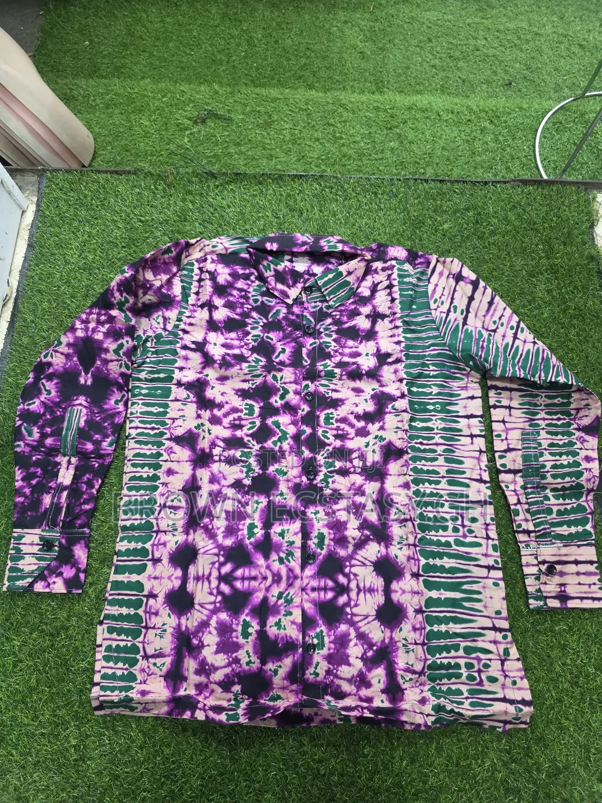 Men's African Print Long Sleeve Shirts (Swipe for More Designs)