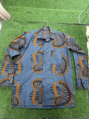 Men's African Print Long Sleeve Shirts (Swipe for More Designs)