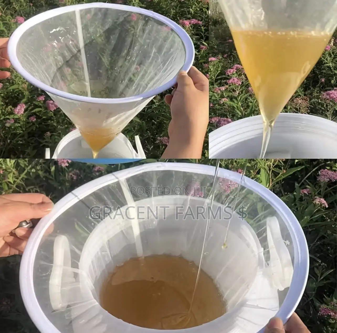 Re-usable Conical Honey Filter