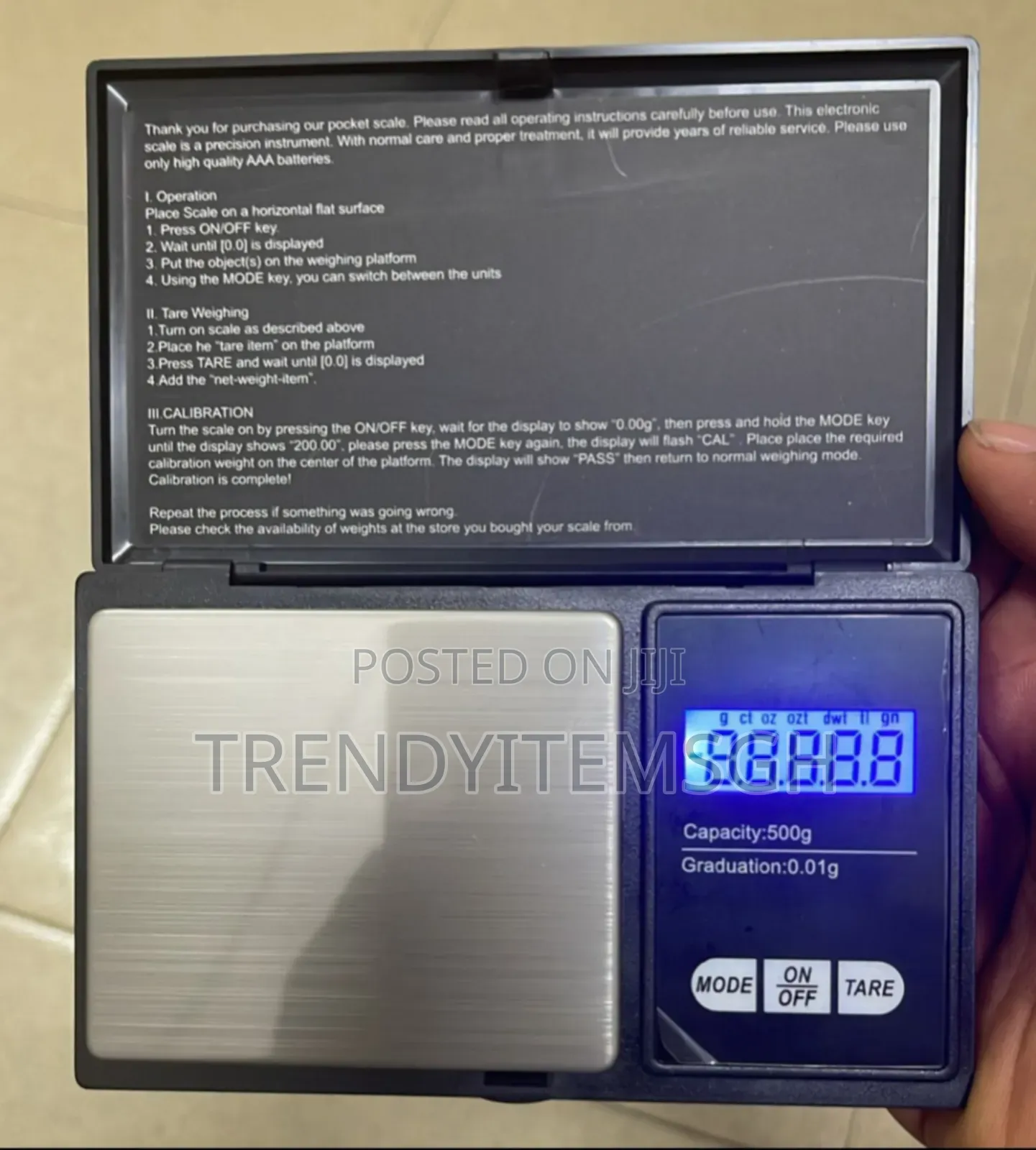 0.01g/200g Carat Gold Diamond Jewelry Scale