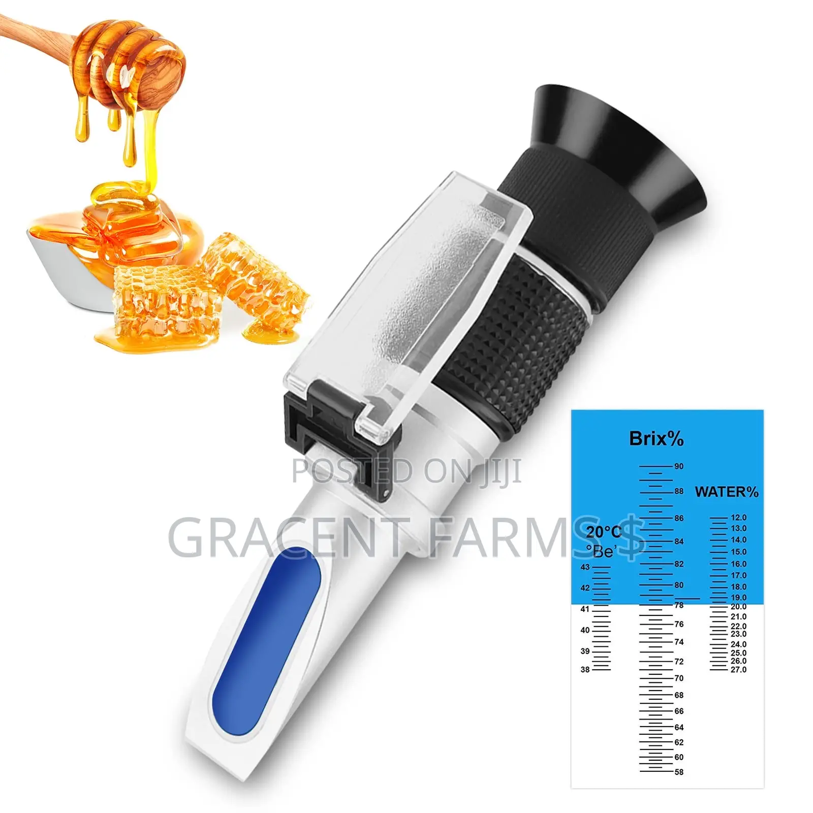 Honey Refractometer (Sugar and Water Level Test)