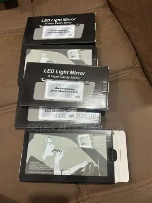 Car Led Makeup Mirror Visor Touch Screen