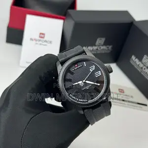 Naviforce Sports Leather Waterproof Watch