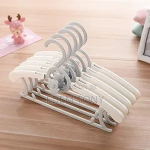 Adjustable Plastic Baby Clothes Hangers- 10pcs