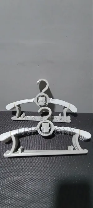 Adjustable Plastic Baby Clothes Hangers- 10pcs