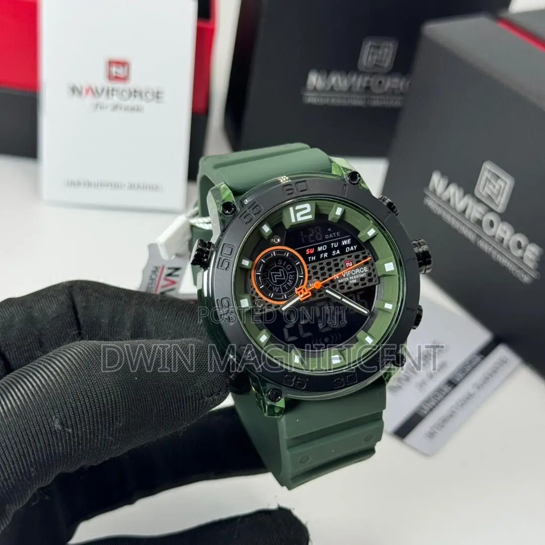 Naviforce Nf6104 Analog-Digital Men's Sports Watch