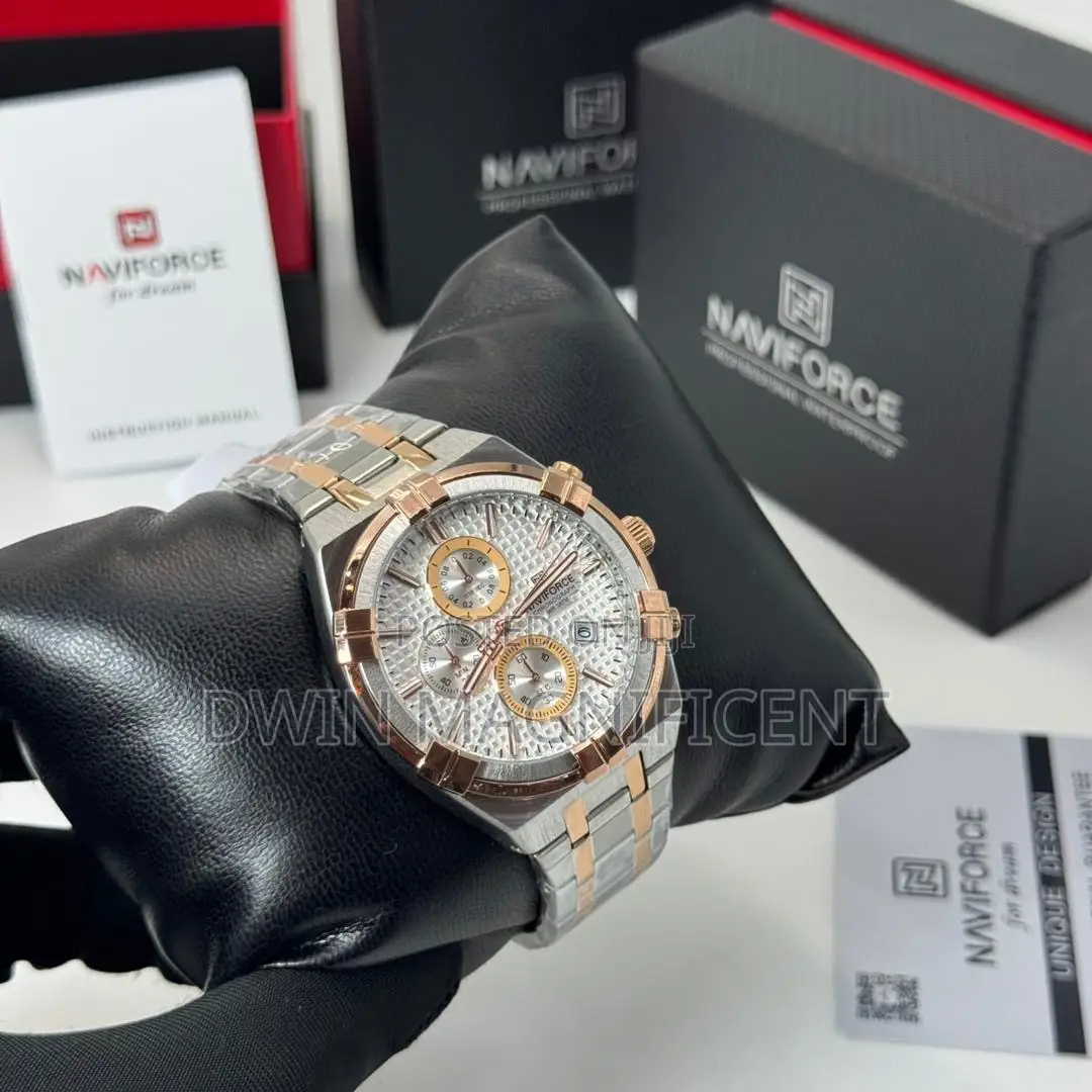 Naviforce Nf8042 Men's Quartz Chronograph Wristwatch