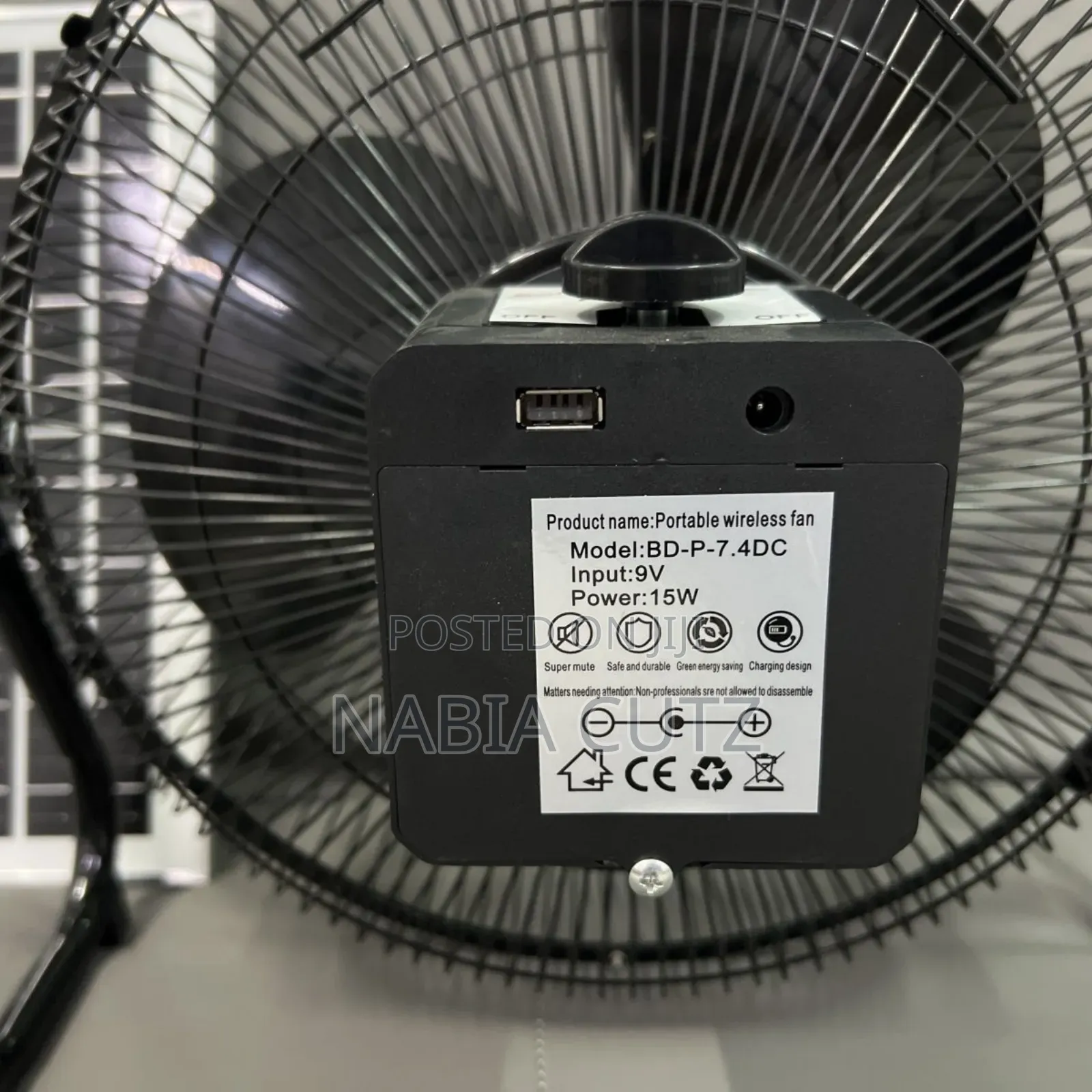 Rechargeable Fan