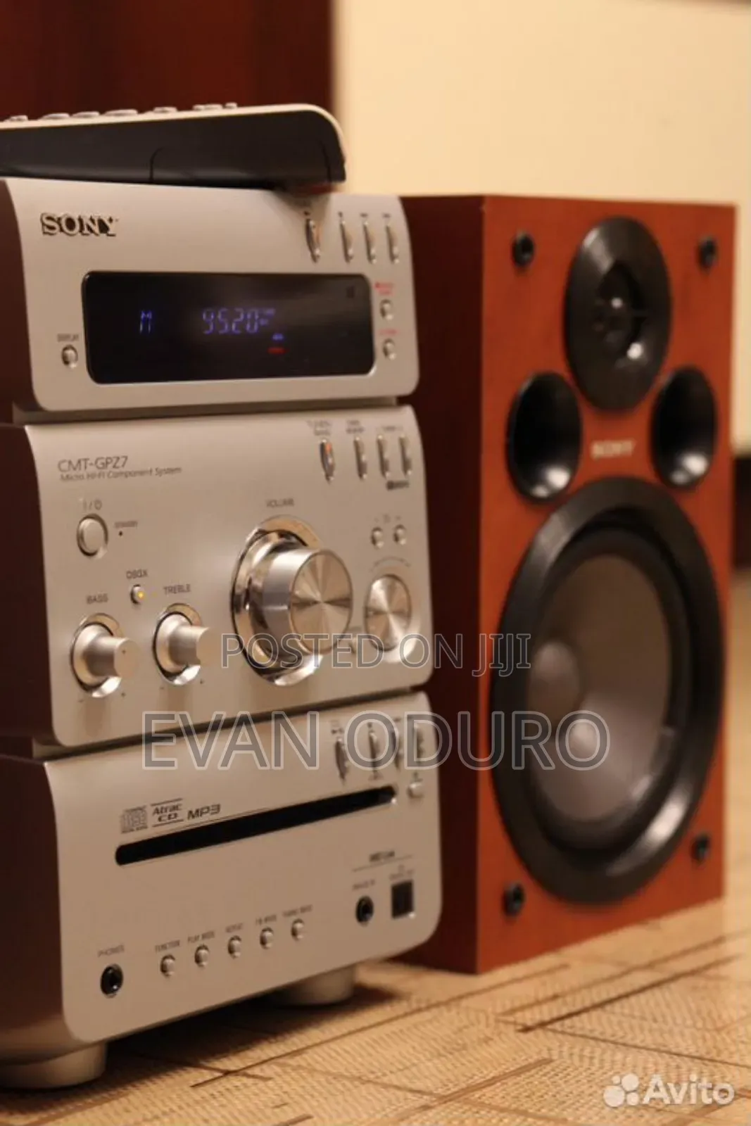 Powerful Sony Sound System,Fm Radio, Bluetooth,Usb,Optical, Cd, Aux