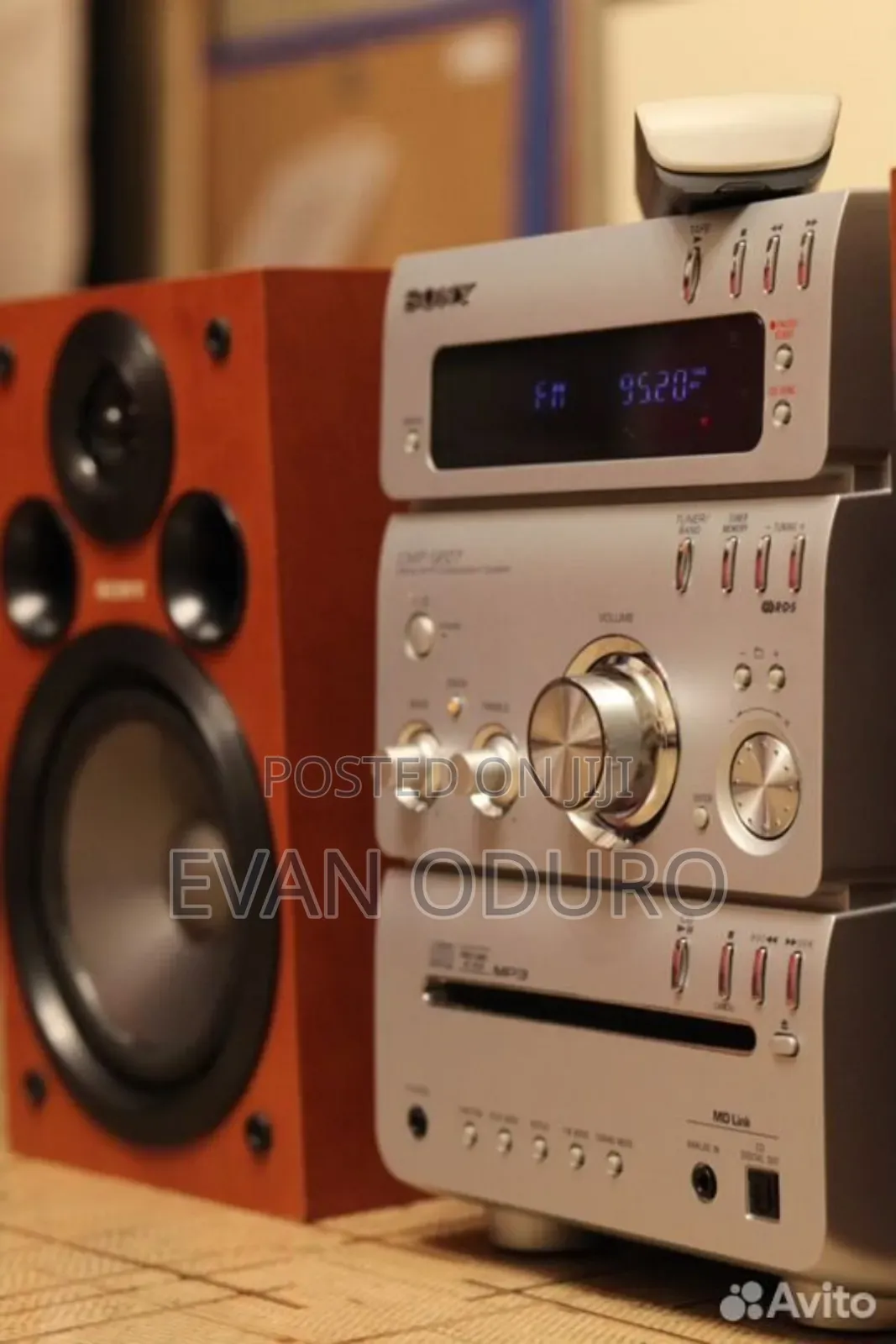 Powerful Sony Sound System,Fm Radio, Bluetooth,Usb,Optical, Cd, Aux