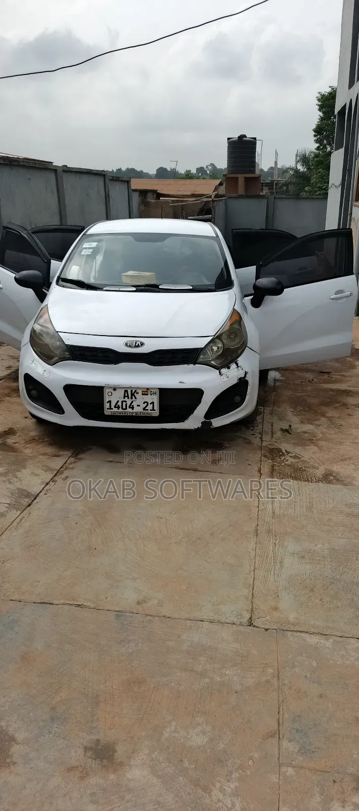 Kia Rio LX 4dr Hatchback (1.6L 4cyl 6A) 2013 White