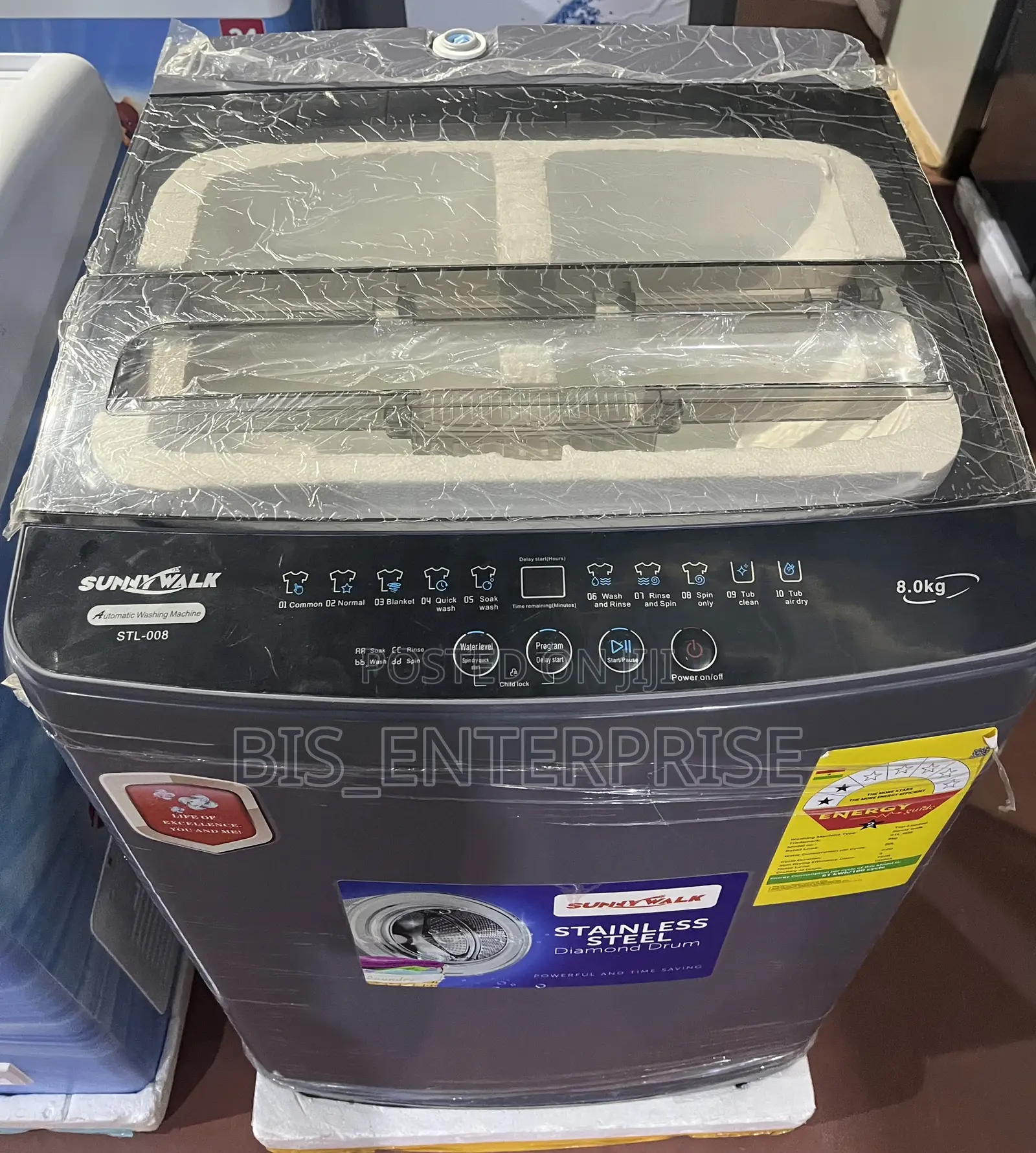 Sunny Walk Washing Machine 8kg Fully Automatic