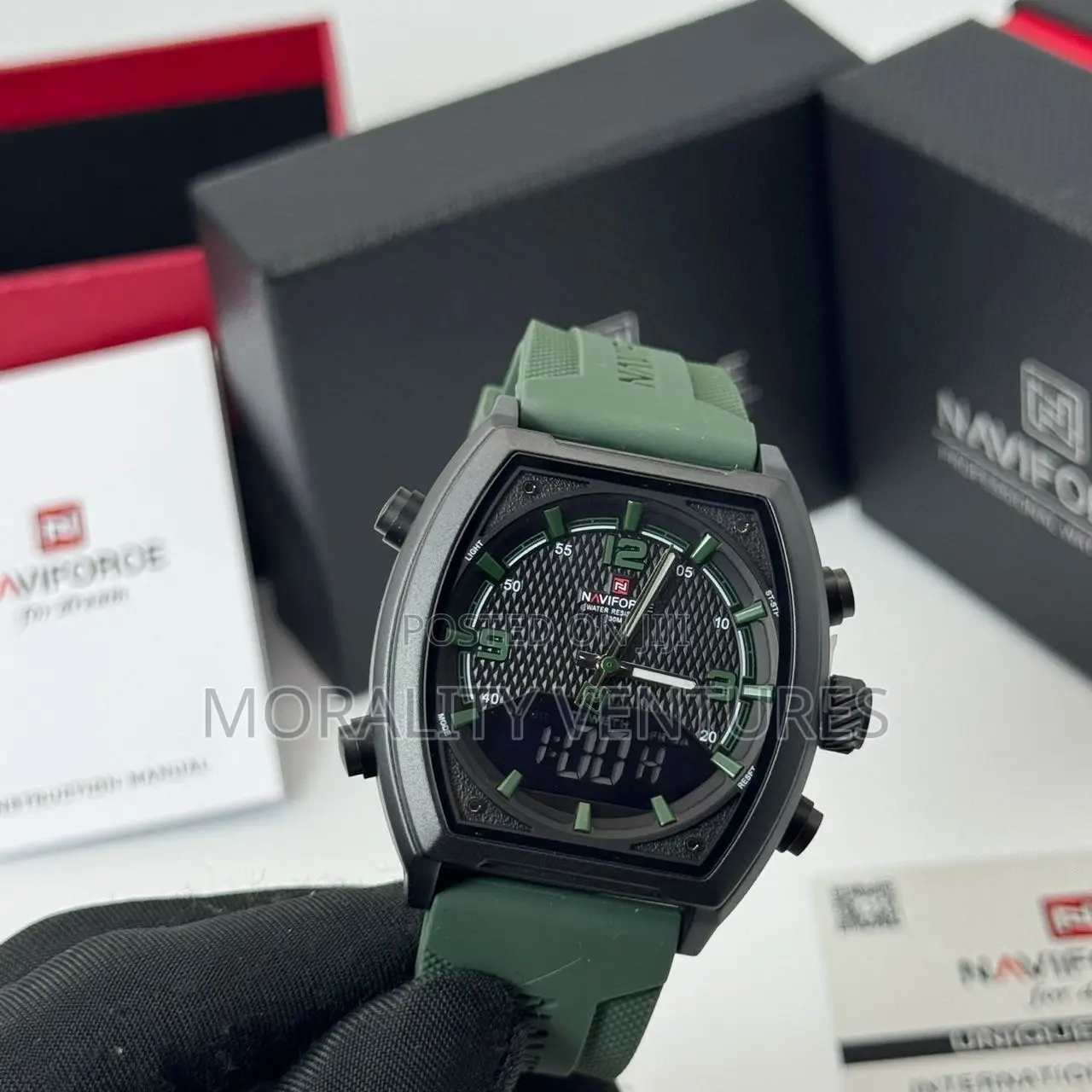 Naviforce Nf9242 Men's Dual-Display Watches