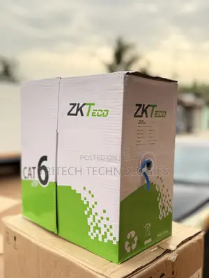 Zkteco Xl600-CPR Cat 6 305m Network Utp Twisted Pair Cable