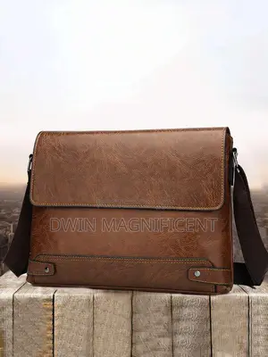 Pu Leather Business Messenger Bag