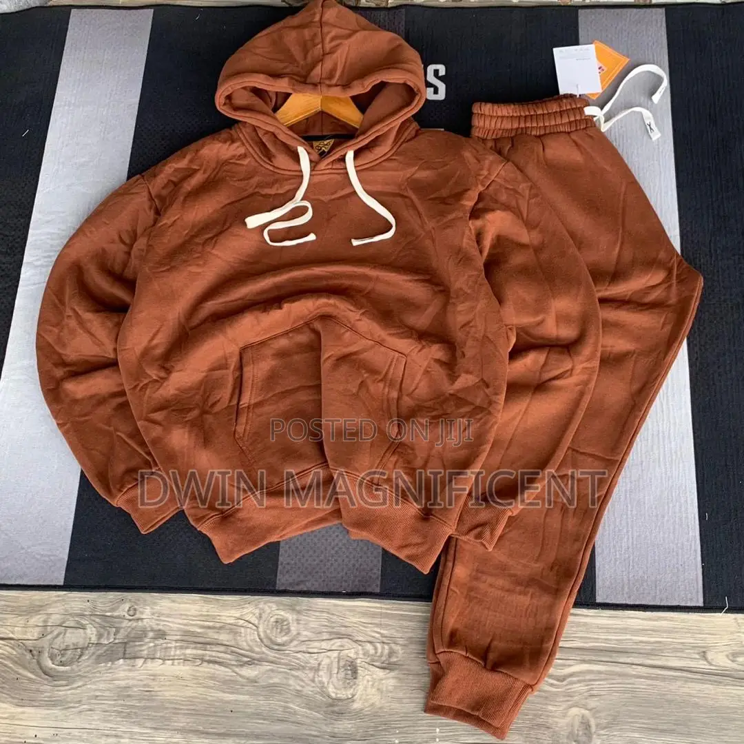 Hoodie and Sweatpants Tracksuit Set
