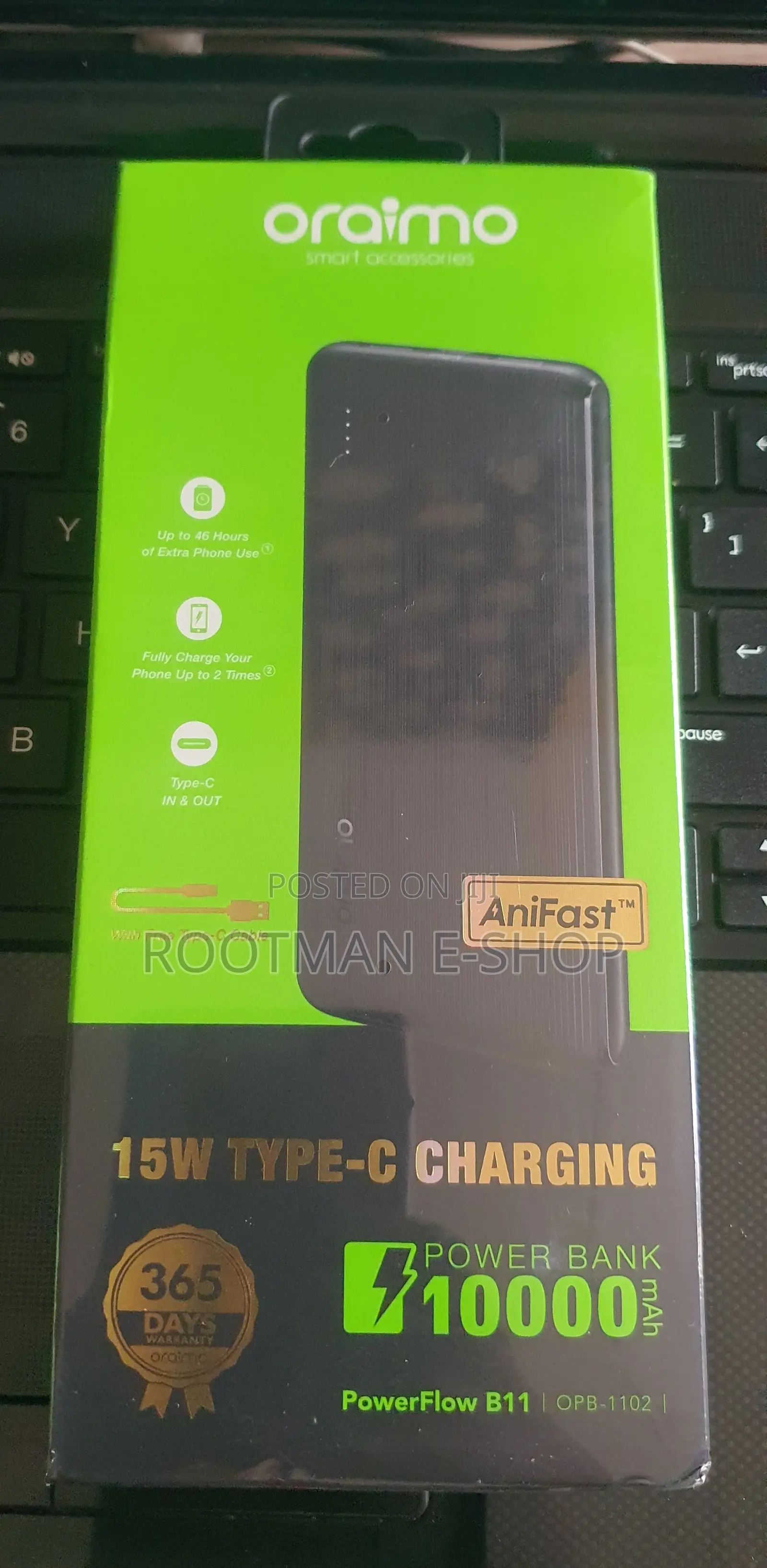 Quality 10,000mah Fast Charge Oraimo Powerbank