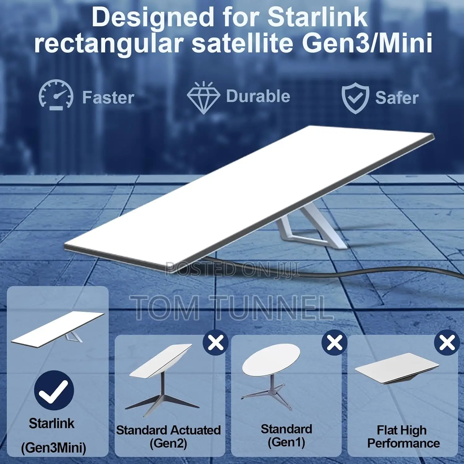 100ft/30m Starlink Gen 3 Replacement Extension Cable