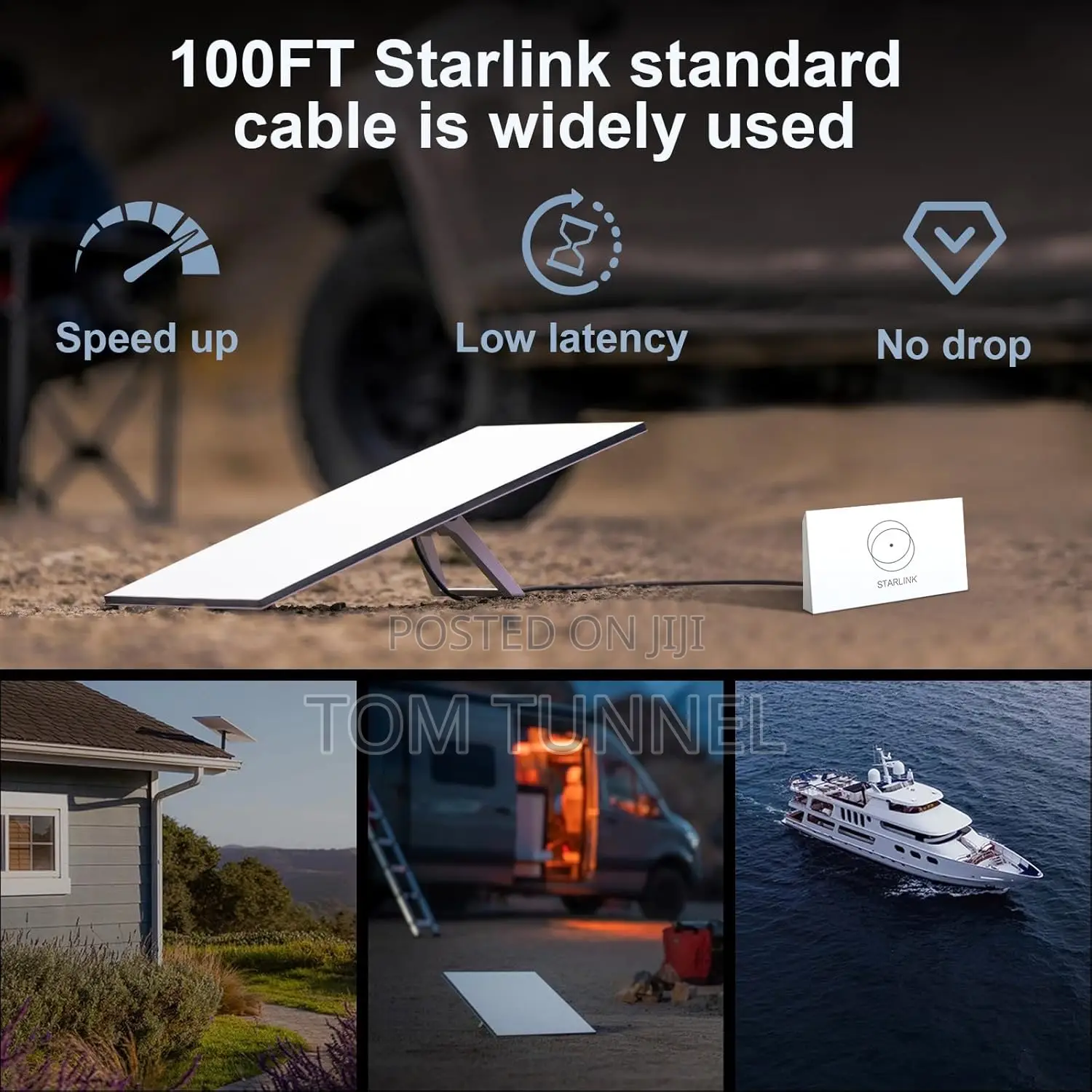 100ft/30m Starlink Gen 3 Replacement Extension Cable