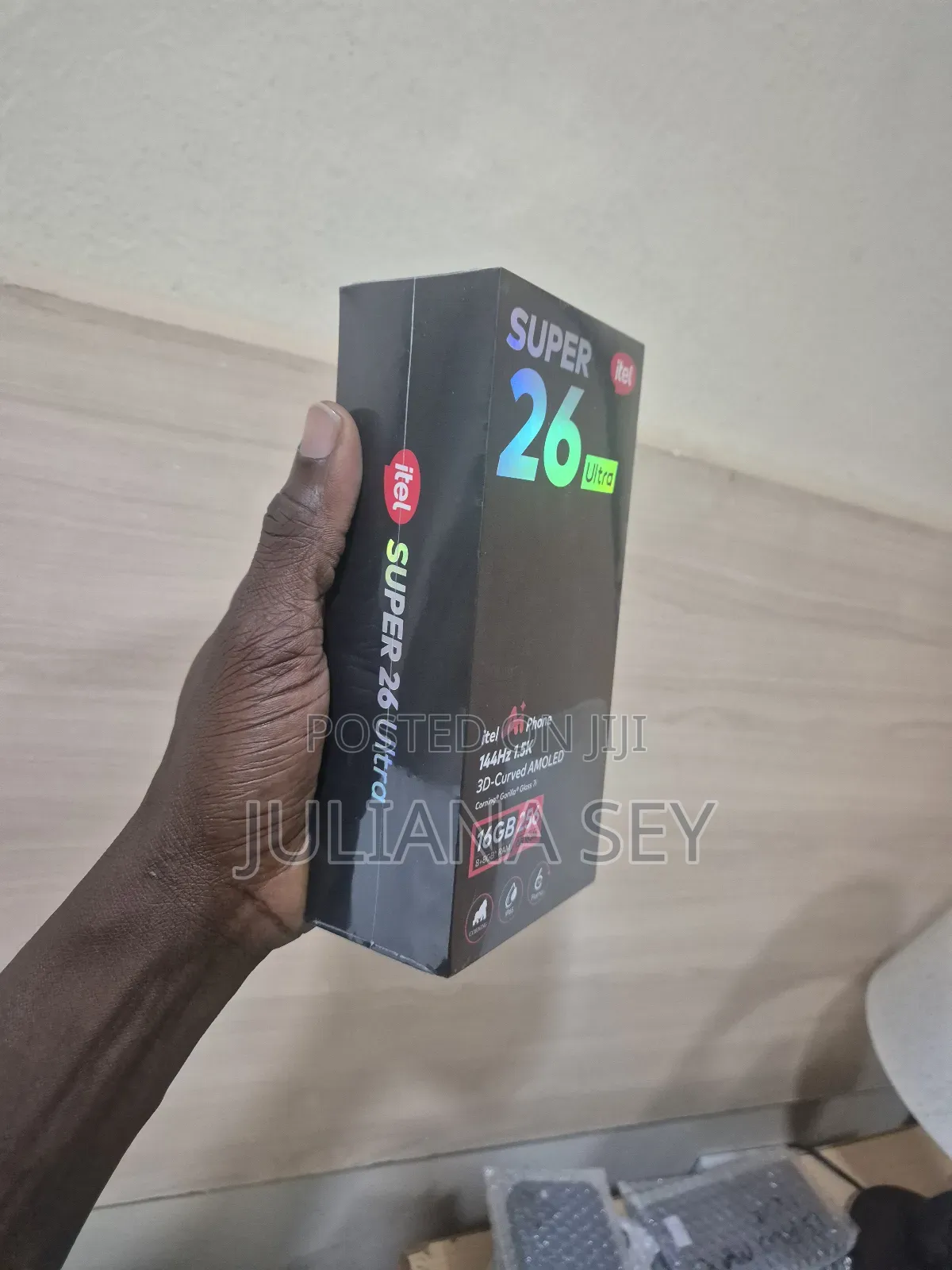 New Itel S26 Ultra 256 GB Black